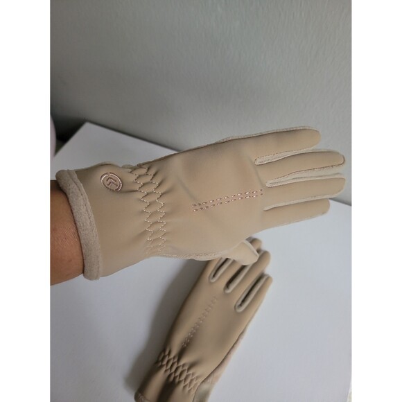 Isotoner Beige Ladies Gloves OS - Picture 3 of 8